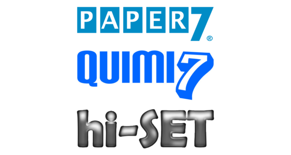 Paper7, Quimi7 e Hi-Set - As nossas marcas